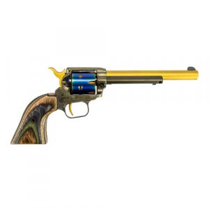 HERITAGE Manufacturing Rough Rider 22lr 6.5" 6rd Revolver - Pvd Gold 727962704134 HRT-RR22CH6-PVD1