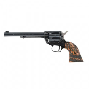 HERITAGE Manufacturing Rough Rider 6.5" 22lr Wood Flag Grips 727962703823 HRT-RR22B6WBRN2