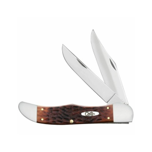 CASE KNIVES Chestnut Bone-Standard Jig Folding Hunter (6265CV) - Case Knives