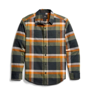 SITKA Ashland Light Weight Flannel Olive Green Plaid - Sitka