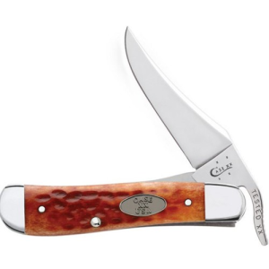CASE KNIVES Pocket Worn Whiskey Bone CV Standard Jig Russlock - Case Knives