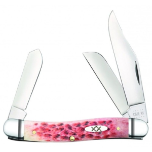 CASE KNIVES Raspberry Bone - Standard Jig Stockman - Case Knives