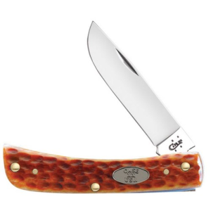 CASE KNIVES Pocket Worn Whiskey Bone CV Std Jig Sod Buster Jr - Case Knives