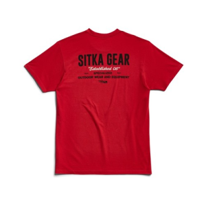 SITKA Signage Tee Cardinal - Sitka