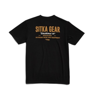SITKA Signage Tee Black - Sitka