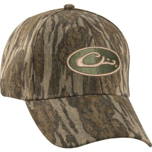 DRAKE 6 Panel Cotton Oval Raised Logo Cap Bottomland - Drake