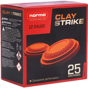 NORMA AMMO 12Ga Claystrike 2.75" #8 Shot 7/8oz 25rd