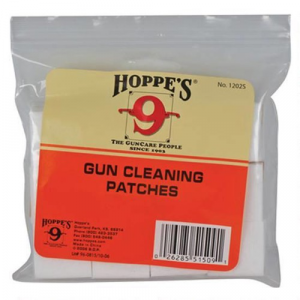 HOPPE'S Patch 16, 12 Gauge 300pk Poly Bag
