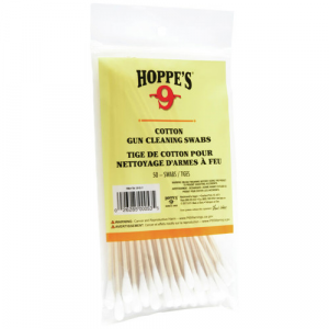 HOPPE'S Cotton Cleaning Swab 50 Count Wood Grain 5.9"