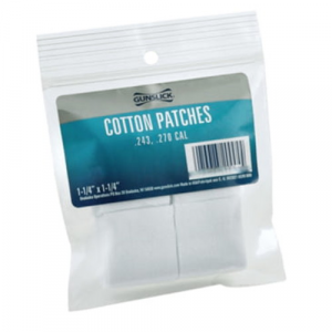 GUNSLICK 38-45/410/20ga Cotton Gun Cleaning Patches 50ct