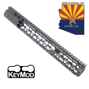 GUNTEC 15" Airlite Series Keymod Free Floating Handguard - Guntec