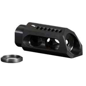 YANKEE HILL MACHINE COMPANY Slant Muzzle Brake Blk Steel 1228 tpi 2.5" 5.56x45