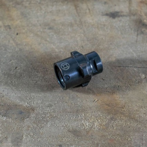 609224346873 GEMTECH Qda 1/2-28 Thread Mount Adapter Black 609224346873 GMT-12202