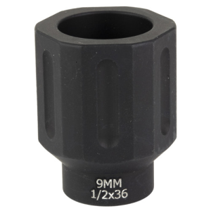 810033785153 BATTLE Arms Hex Flashcan Blast Diverter 9mm Black 1/2x36 Tb 810033785153 BTT-BAD-FLASHCAN-6-1-2x36