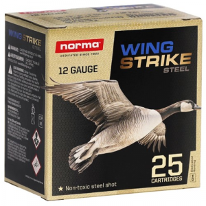 843510164397 NORMA Ammo 12ga Wingstrike Steel 3" #3 Shot 1 1/4oz 25rd 843510164397 NRM-1198033430