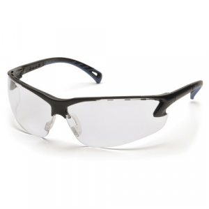811907025641 PYRAMEX Venture 3- Black Frame/ Clear Lens 811907025641 PYR-PYSB5710D