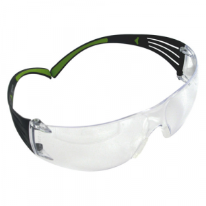 3M Peltor Sport Secure-fit 400 Clear Lens Black Frame