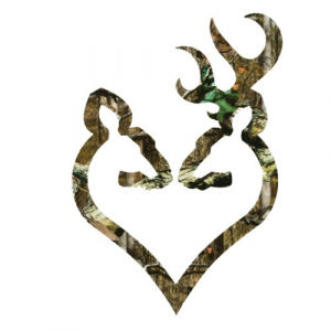 023614393146 BROWNING Buck Heart Decal Camo Vinyl Sticker 6" 023614393146 BRW-3922290620