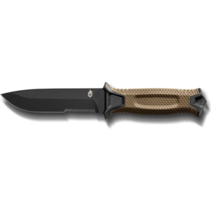 Gerber GERBER KNIVES StrongArm Fixed Blade Knife, Coyote, Serrated - $109.99 at KYGUNCO