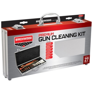 BIRCHWOOD CASEY Premium Cleaning Kit Multi-Caliber 27Pc Silver