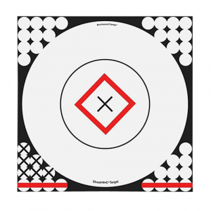 BIRCHWOOD Casey Shoot-n-c 17.25" White/black Diamond Target - 5ct