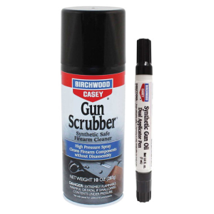 Birchwood Casey 33321 Gun Scrubber + Synthetic Oil Dual Applicator