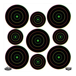 BIRCHWOOD CASEY Dirty Bird 2", 3" Multi-Color Bull's-eye -20pk