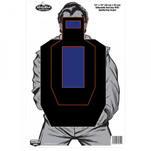 BIRCHWOOD Casey Dirty Bird 12"x18" 8-bad Guy Ipsc Silhouettes