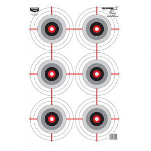 BIRCHWOOD Casey Eze-scorer 12"x18" Multiple Bull's-eye 10 Target