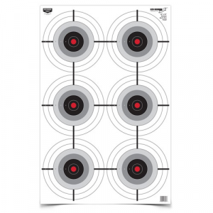 BIRCHWOOD Casey Eze-scorer 23x35" Multi Bullseye Targer | 6 Count