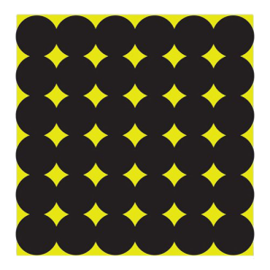 BIRCHWOOD CASEY Shoot-N-C 1" Black Pasters/Targets - 432 targets