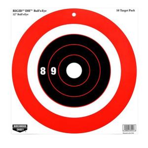 BIRCHWOOD CASEY Rigid 12" Bull's-Eye DH Target - 10 targets