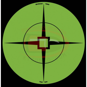 BIRCHWOOD Casey Target Spots 6" Green Target - 10 Targets