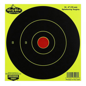 BIRCHWOOD Casey Dirty Bird 6" Yellow Bull's-eye Target 16 Targets