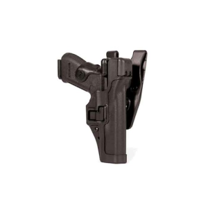Blackhawk SERPA Level 3 Duty Belt Holster Glock 17/19/22/23/31/32 Left Hand Carbon Fiber Black
