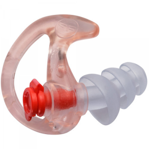 SUREFIRE Triple Flanged Filtered Earplugs Med 1 Pair Clear