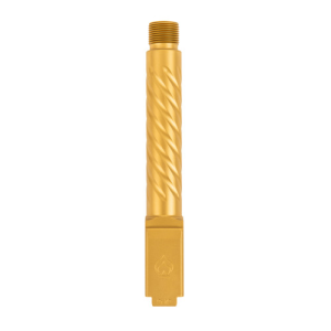 819747026170 BALLISTIC Advantage Premium Series 9mm 4.5" Spirral Fluted Threaded Barrel Fits Glock 19 G3-5 | Gold 819747026170 BLL-BAPSG195T3G