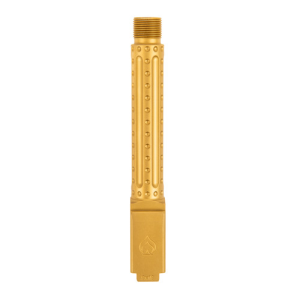819747026163 BALLISTIC Advantage Premium Series 9mm 4.5" Bomber Fluting Threaded Barrel Fits Glock 19 G3-5 | Gold 819747026163 BLL-BAPSG195T2G