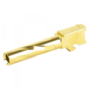 ZAFFIRI PRECISION Pistol Barrel 40 S&W 3.9" Titanium Gold Glk23 G1-3