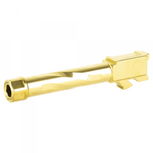 ZAFFIRI PRECISION Pistol Barrel TB 1/2x28 9mm 4.02" TiN Gold /Glk 19