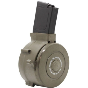 712195498639 IVER Johnson Ar15 .223/5.56 50rd Drug Mag Poly - Od Green 712195498639 VRJ-AR1550OD