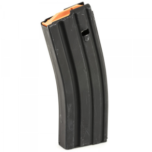 818805010076 AMMUNITION Storage Magazine 223 Rem Ar-15 30rd Stainless/black/orange 818805010076 MMN-223-30RD-SS
