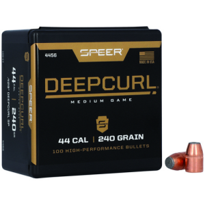 SPEER AMMO Reloading Bullets Deepcurl 44 Caliber 240 Grain 100rd