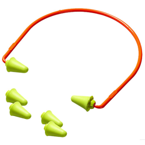 3M Peltor Sport Banded Earplugs 28db Behind The Head Yellow