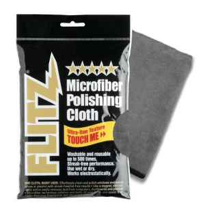 065925200003 FLITZ Microfiber Polishing Cloth 16x16 Grey 065925200003 FLT-MC200