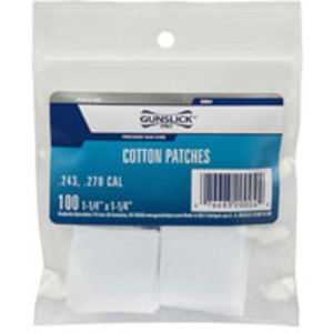 076683200020 GUNSLICK 17-22 Cal (7/8" Sq)-100ea Cotton 076683200020 GNS-20002