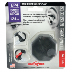 084871315197 SUREFIRE Triple Flanged Filtered Earplugs Med 1 Pair Black 084871315197 SRF-EP4-BK-MPR