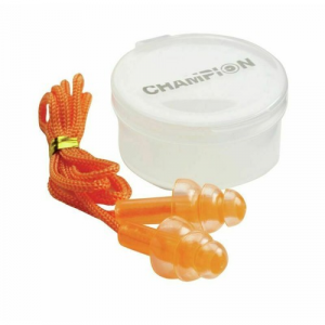 CHAMPION Gel Ear Plugs Corded 2 W/case