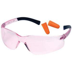 PYRAMEX Pink Mini Ztek & Pair Of Dp1000 Earplugs
