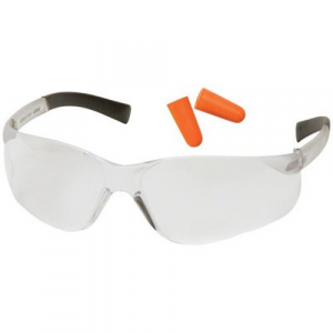PYRAMEX Clear Mini Ztek & Pair Of Dp1000 Earplugs